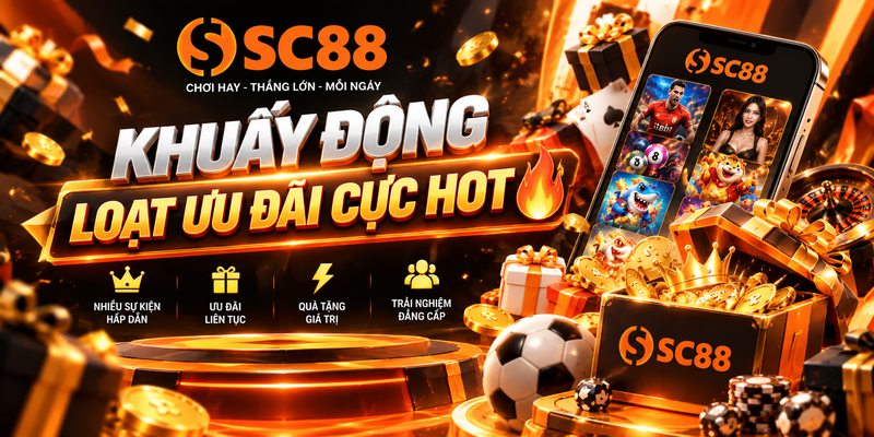 SC88 Khuấy Động Loạt Ưu Đãi Cực Hot