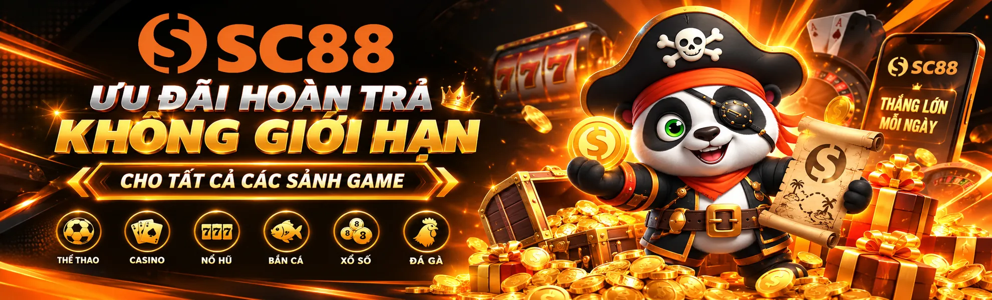 SC88 ưu đãi hoàn trả